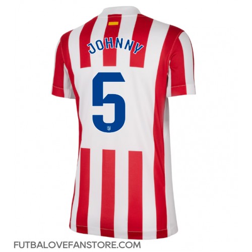 Atletico Madrid Johnny Cardoso #5 Domáci Ženy futbalový dres 2025-26 Krátky Rukáv Atletico Madrid Johnny Cardoso #5 Domáci Ženy futbalový dres 2025-26 Krátky Rukáv